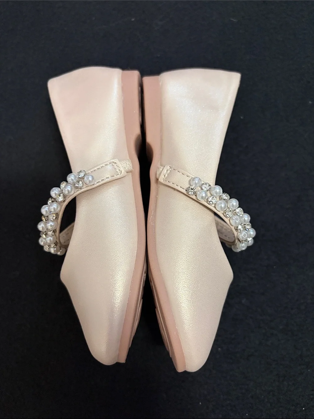 Tip Top Kids Nude Pink Toddler Mary Jane Ballet Flat Size 8